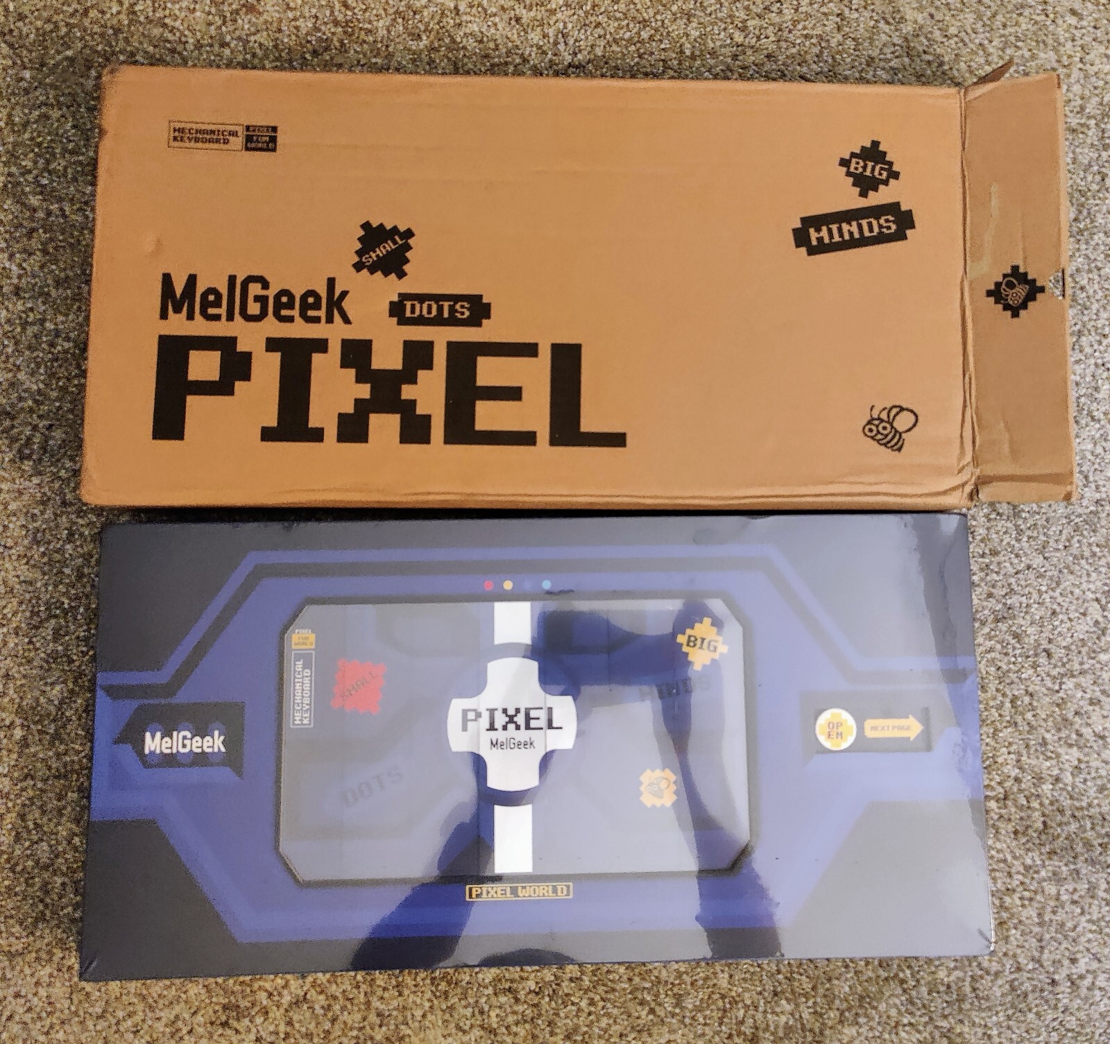 MelGeek Pixel LEGO Compatible Keyboard NIB Kickstarter Apple Windows Mac 