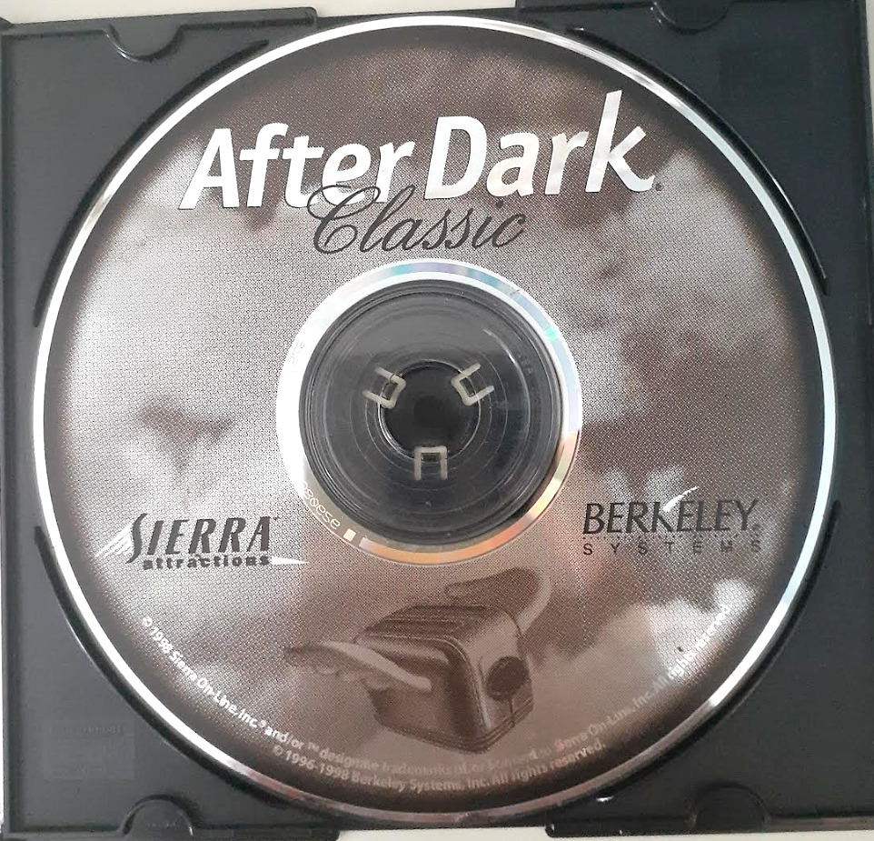 Vintage 1998 Berkeley Systems After Dark Classic PC - Screen Savers - disc only