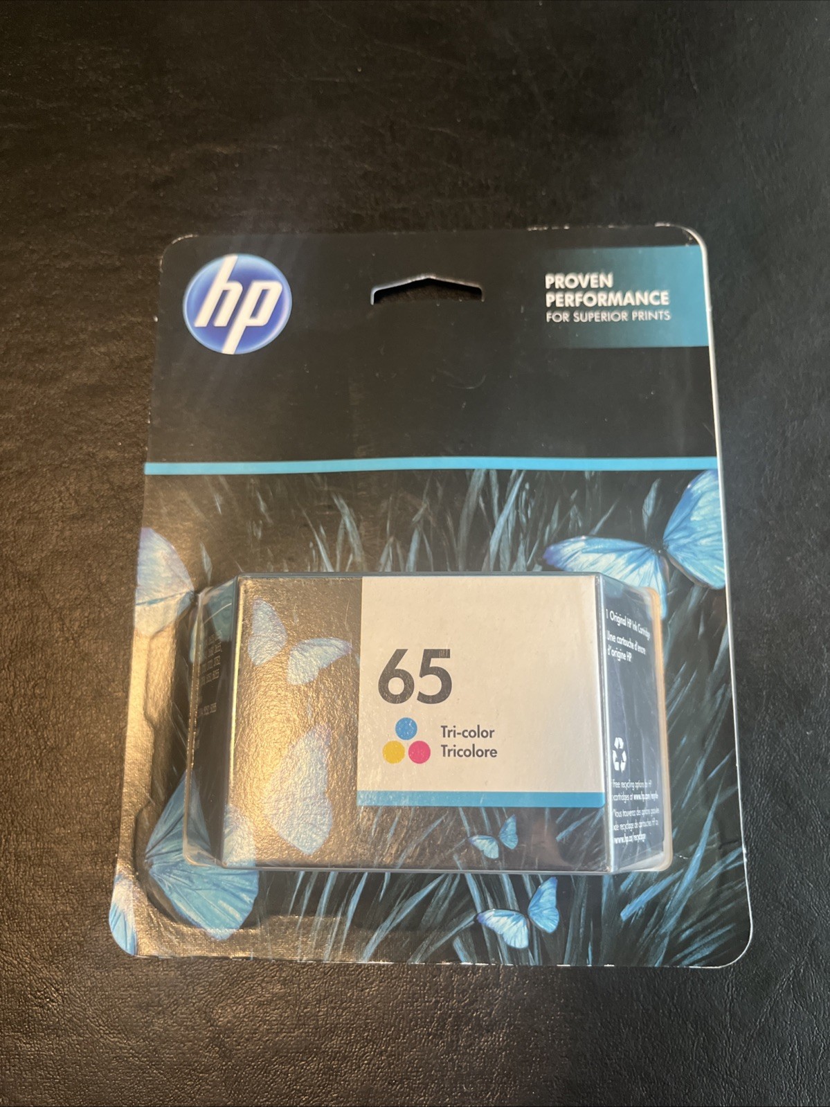 New Genuine HP DeskJet/Envy/Amp 65 Tri-Color Ink Cartridge Sealed EXP April 2023