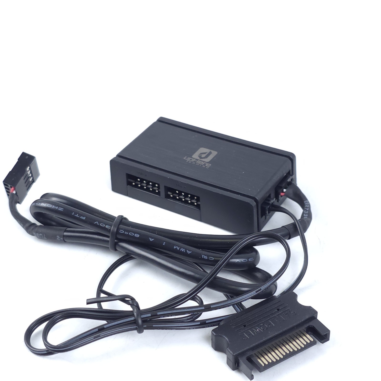 Internal USB 2.0 Hub 9-Pin 1 to 4 Motherboard USB Hub with SATA Power & Magne...