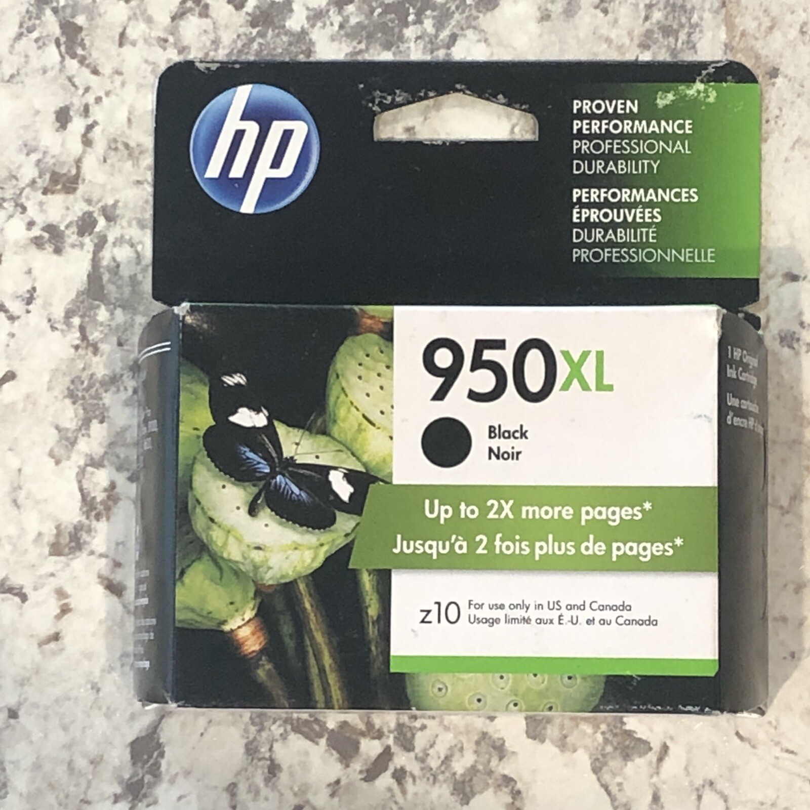 Hp 950xl Black Ink Exp 09/2019 New In Box