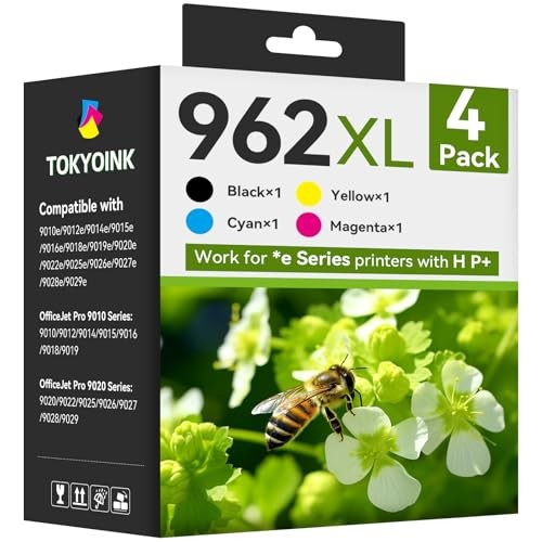 962XL 962 Ink Cartridges Replacement for HP 962XL Ink Cartridges Combo Pack ✉ Se