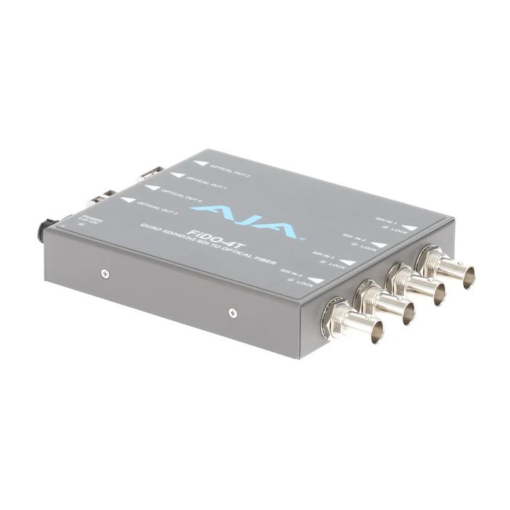 AJA FiDO-4T 4-Channel 3G-SDI to Fiber Optic Mini Converter Used