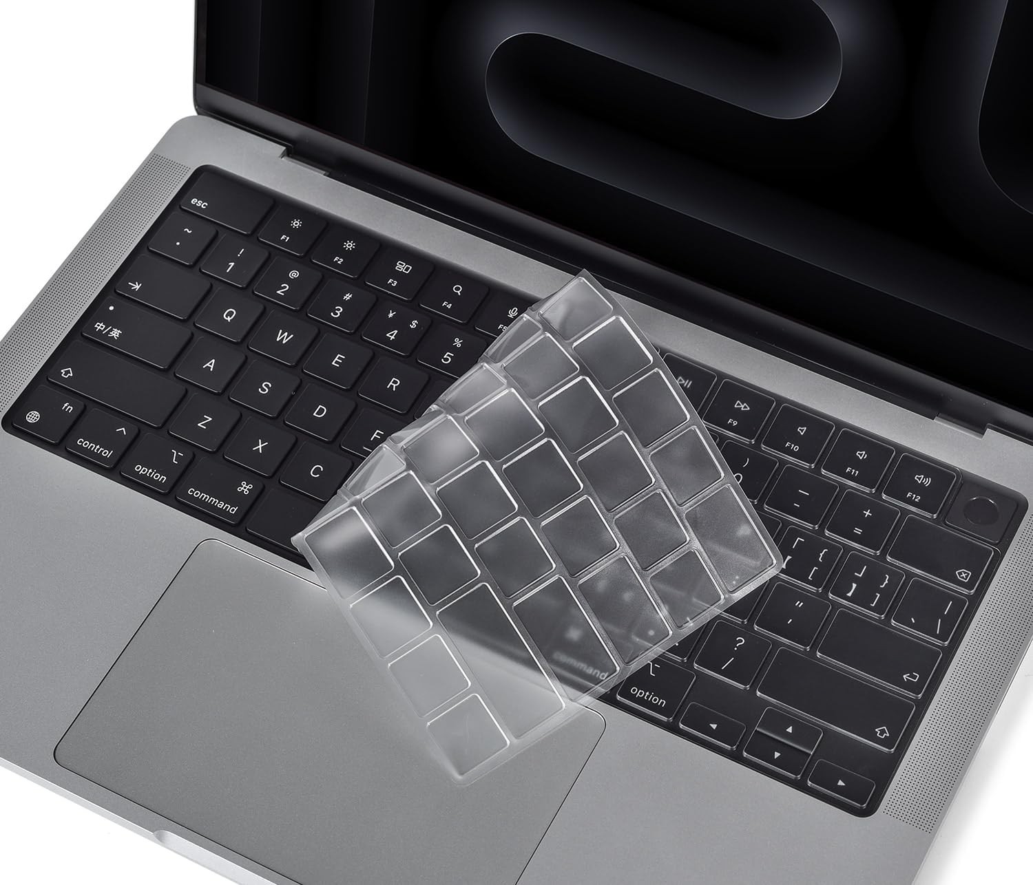 Premium Ultra Thin Keyboard Cover for MacBook Pro 14/16 & Air 13.6/15 M1-M4 Clea
