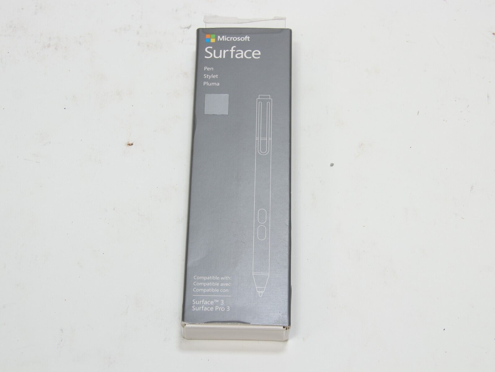 Original Microsoft Surface 3 Pro Stylus Pen Aluminium Silver 1616 Model