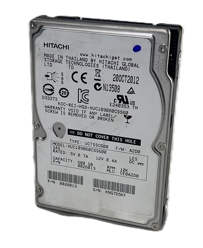 Lot of 20 Hitachi HUC109060CSS600 600GB 2.5" SAS 10k RPM HDD Hard Drives (AMX)