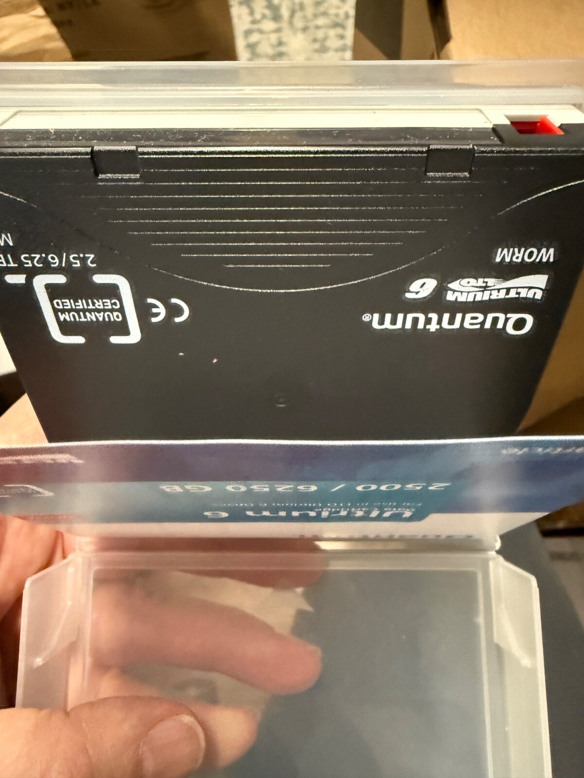 Quantum LTO6 2.5 6.25TB WORM Tape Cartridge MR-L6WQN-04 NEW IN BOX