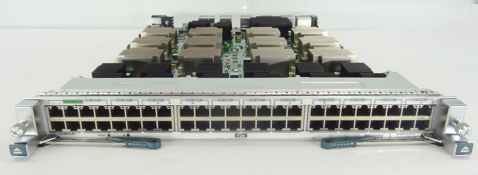 Cisco N7K-F248XT-25E Nexus 48 Port 1Gb/10Gb RJ45 Copper C7010 10GE Switch Module