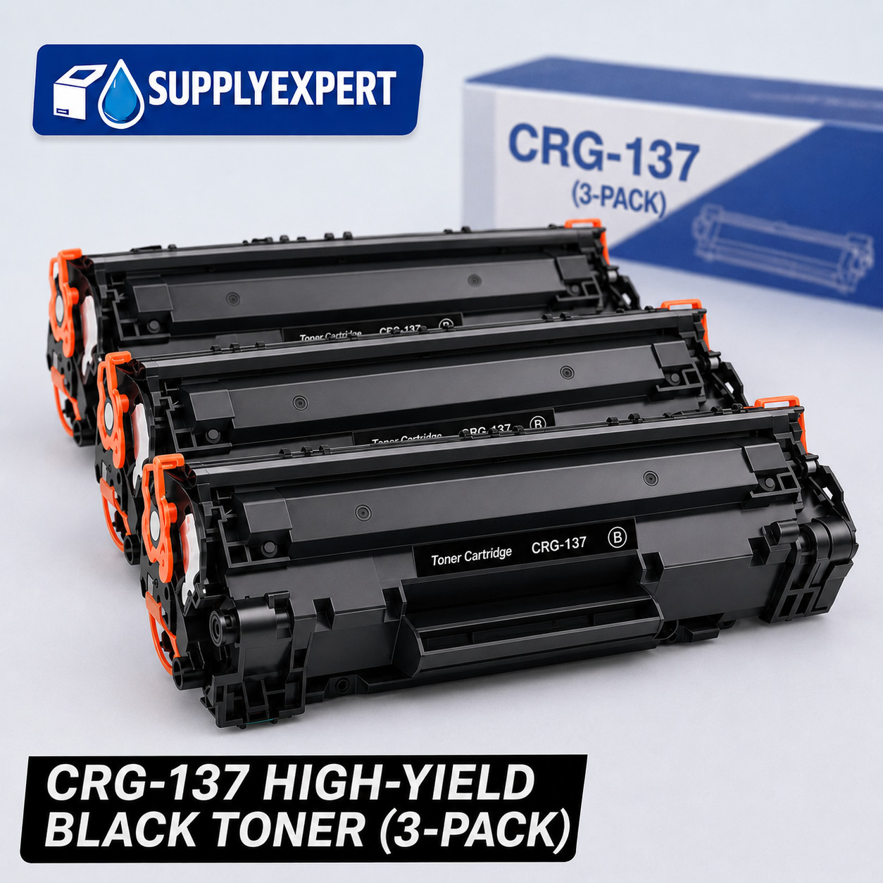 3PK Compatible 137 CRG137 Toner Cartridge for Canon MF227dw MF232w MF236n