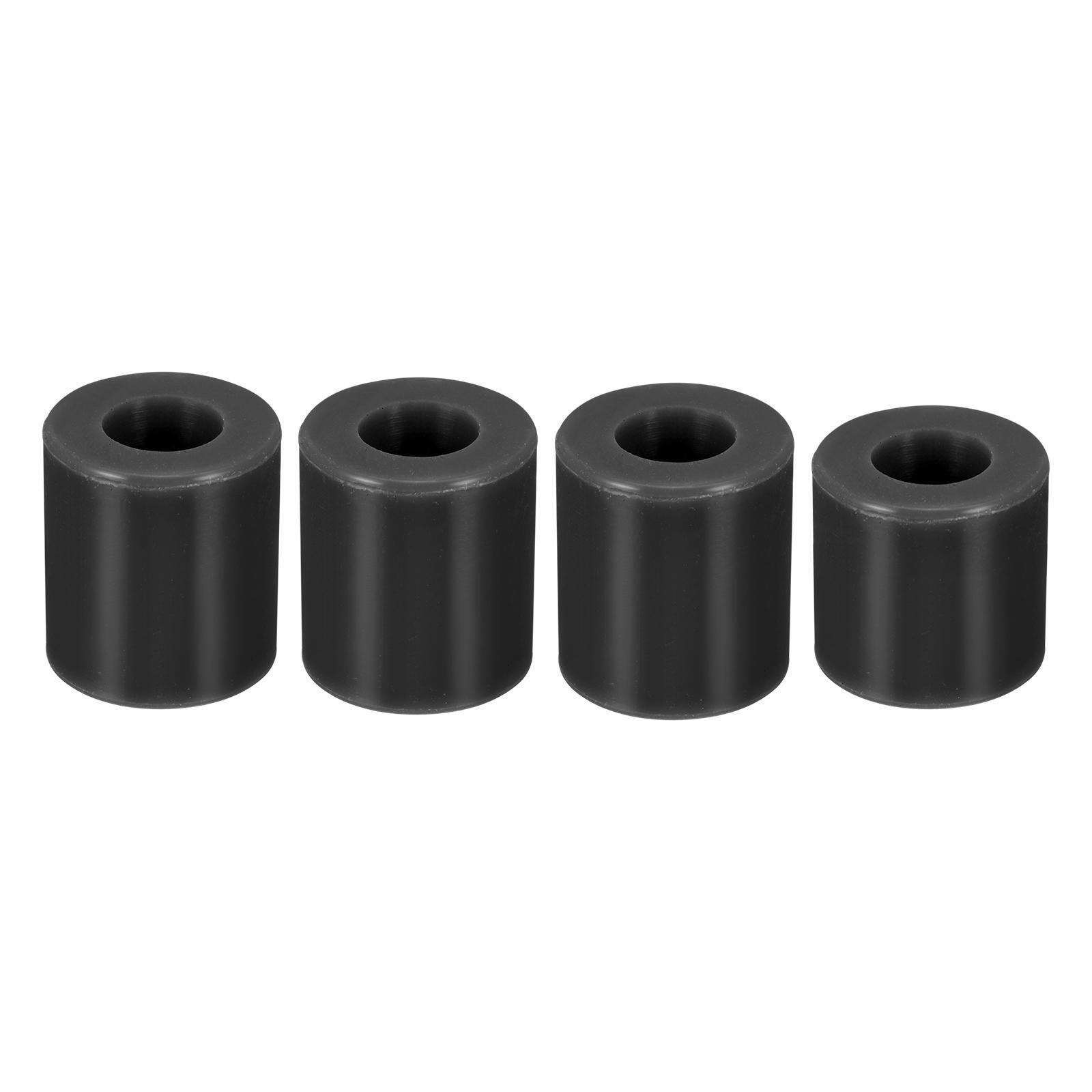 16mm/18mm 3D Printer Heat Bed Parts, Silicone Solid Bed Mounts,Black 1set