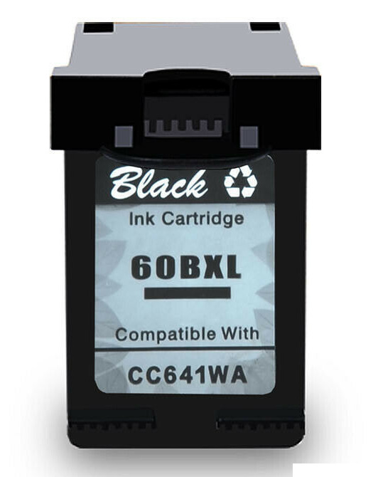 BK&Colr Hi-Yield Ink For HP 60 60XL PhotoSmart C4600 DeskJet D2500 4200 F4400