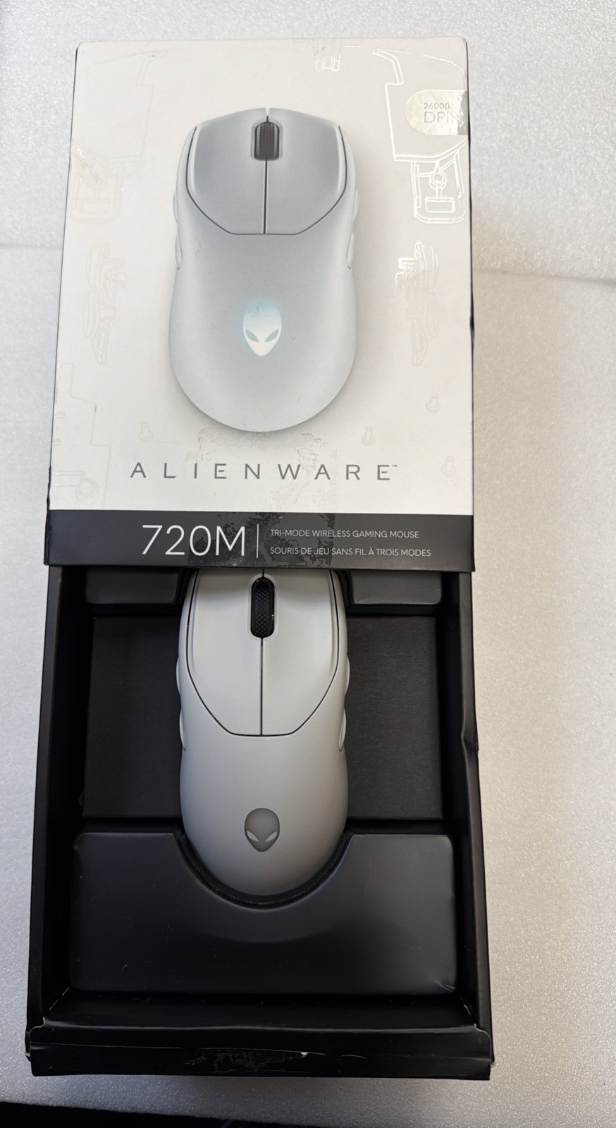 Genuine Alienware Tri-Mode Wireless Gaming Mouse 2.4Ghz AW720M DDPJK