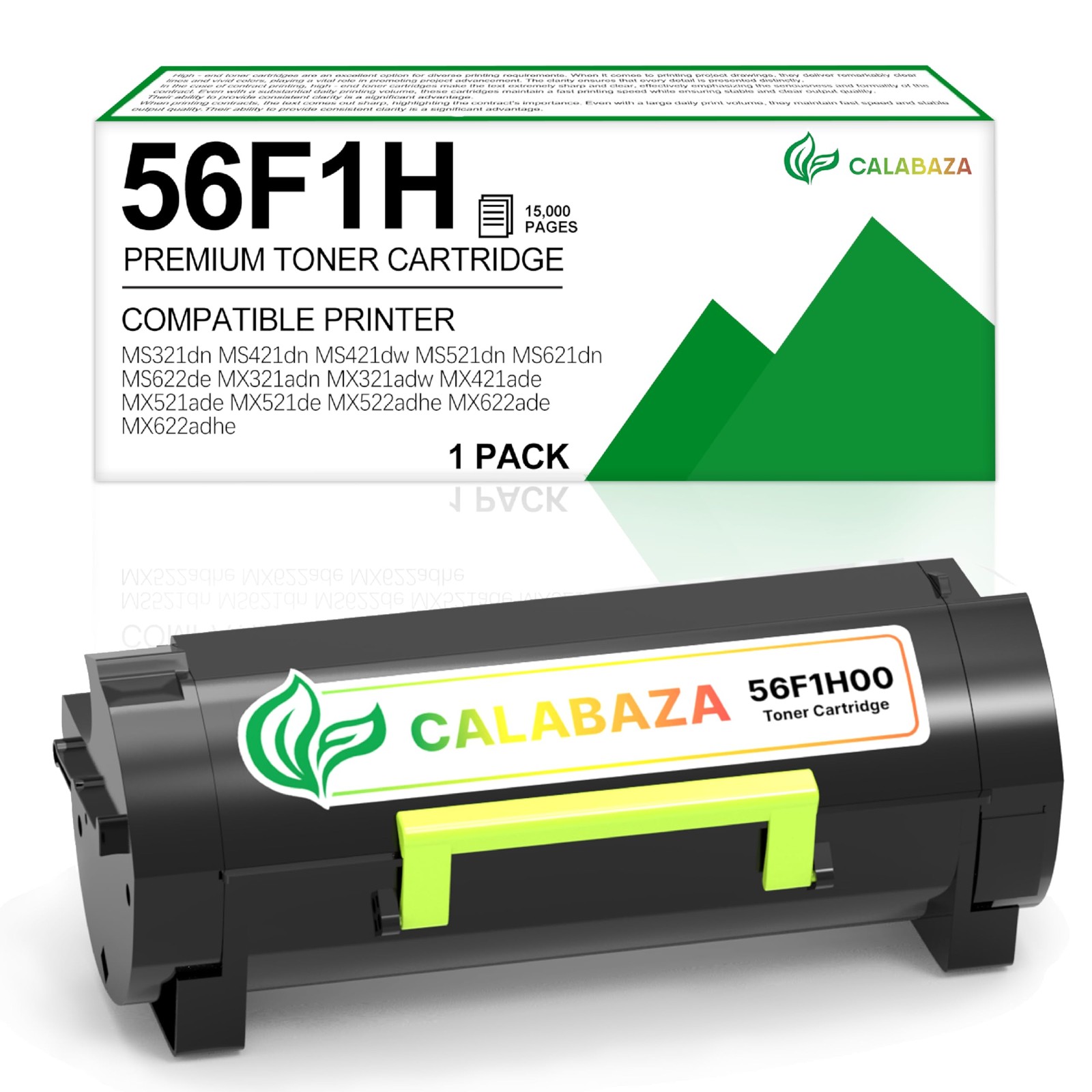 ** NEW Lexmark Toner | 56F1H00 / 56F1000 | Black | Compatible | 1-Pack