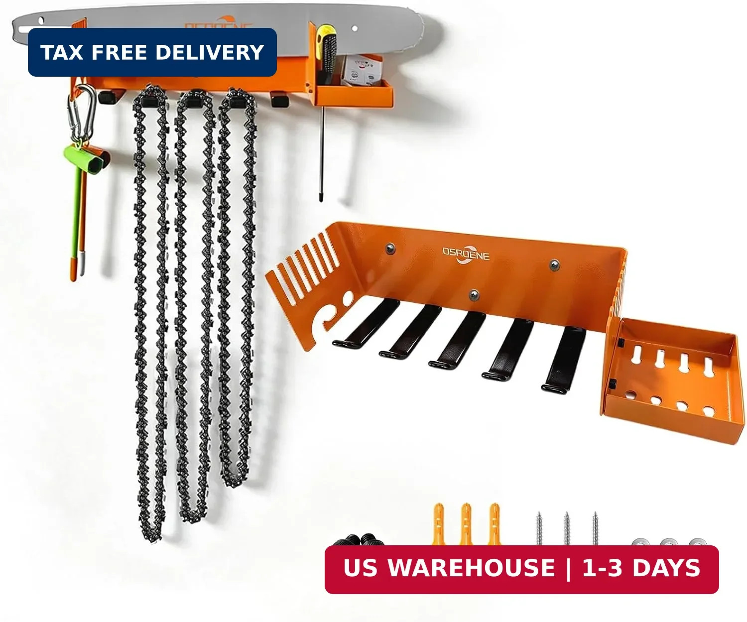 Chainsaw Bar Hanger, 1 Pack Chainsaw Chain Storage, Chain saw Tool Holder