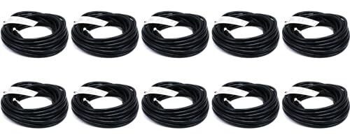 25FT 16awg Power Cord Cable 3 Conductor Pc Connector 10 Pack AC Power NEMA IEC
