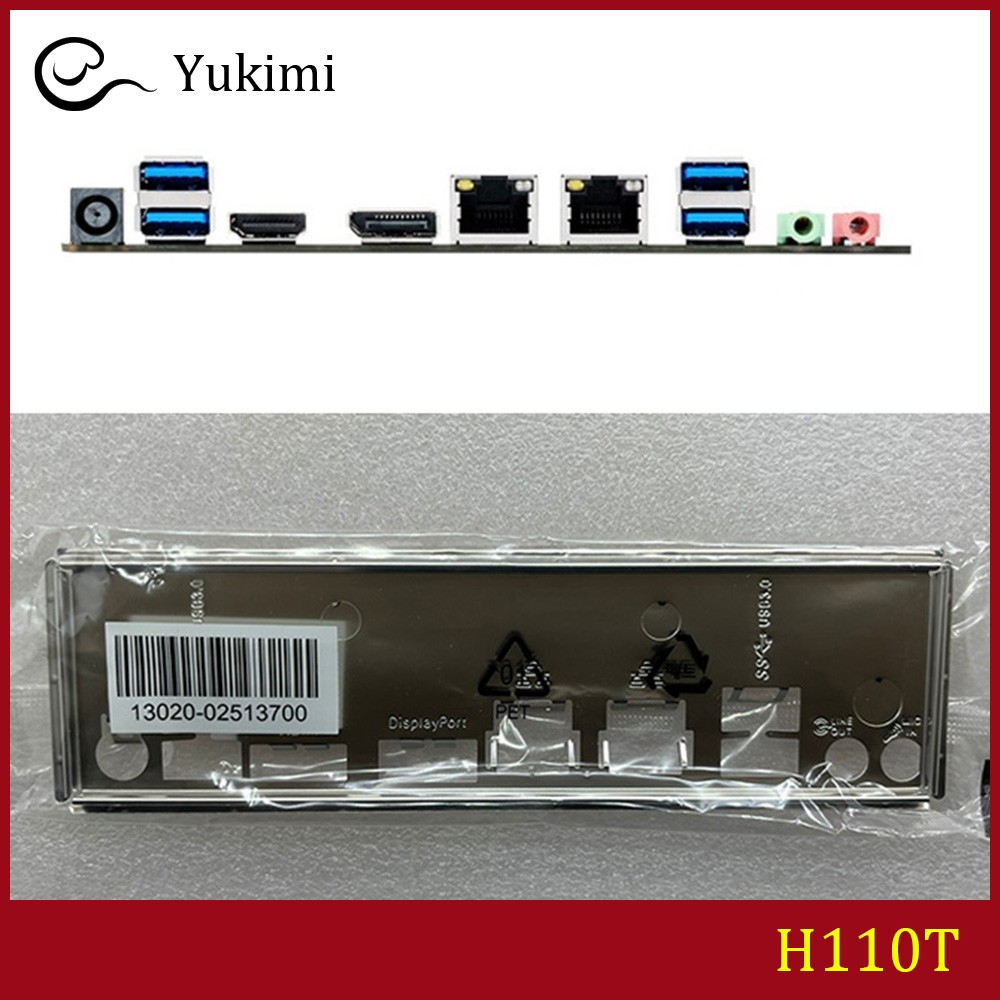 NEW FOR ASUS H110T Ｍotherboard I/O Shield Backplate