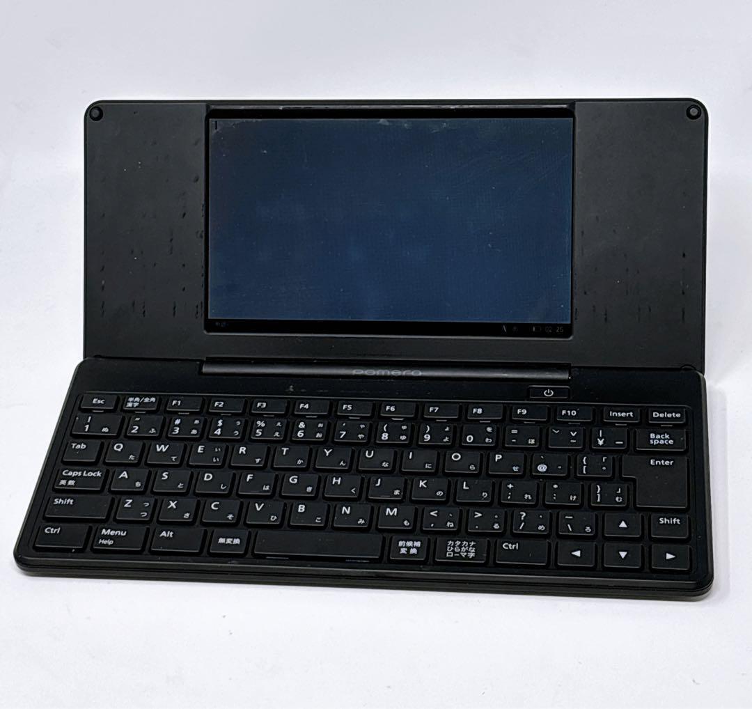 KINGJIM Pomera DM200 Black Digital Memo Pad 7inch 128MB keyboard Used JP K330