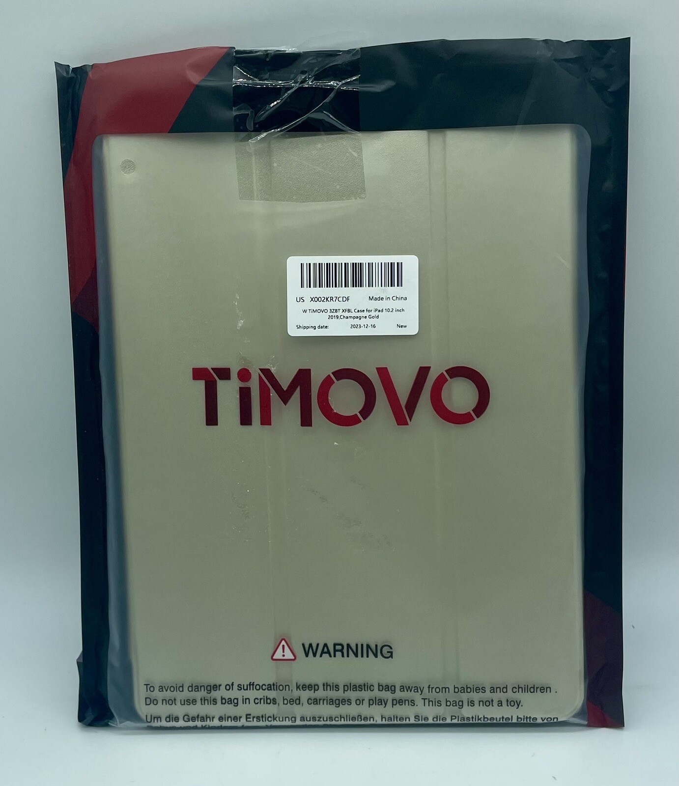 TiMOVO Folio Stand Case for Apple 7th 8th 9th Generation 2019-2021 iPad 10.2”