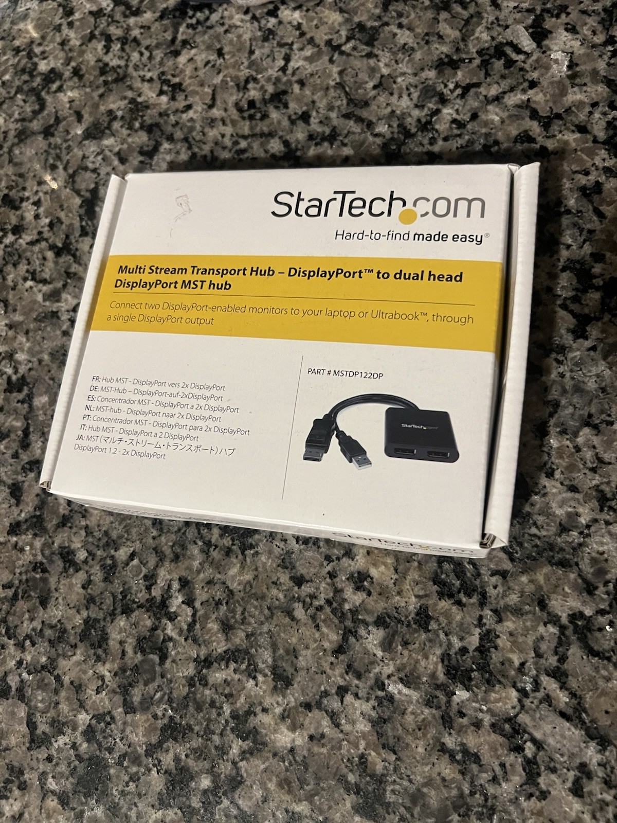 NEW - StarTech 2-Port MST Hub DisplayPort Adapter - MSTDP122DP