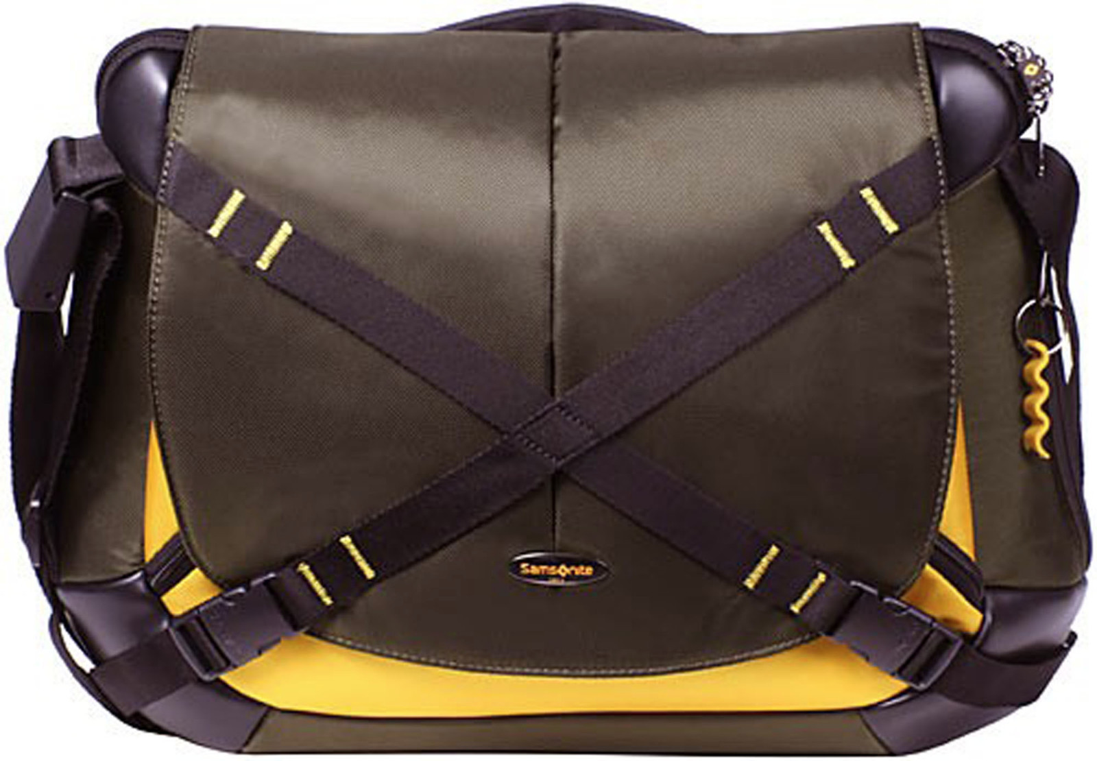 SAMSONITE MESSENGER BAG Vintage Protea Laptop Protecting Business 15" Brown NEW