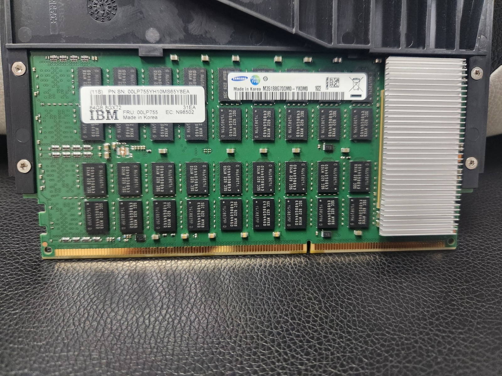 Samsung 64GB M351B8G70DM0-YK0M0 IBM PC312800 DDR3 ECC Server Memory RAM 00LP755