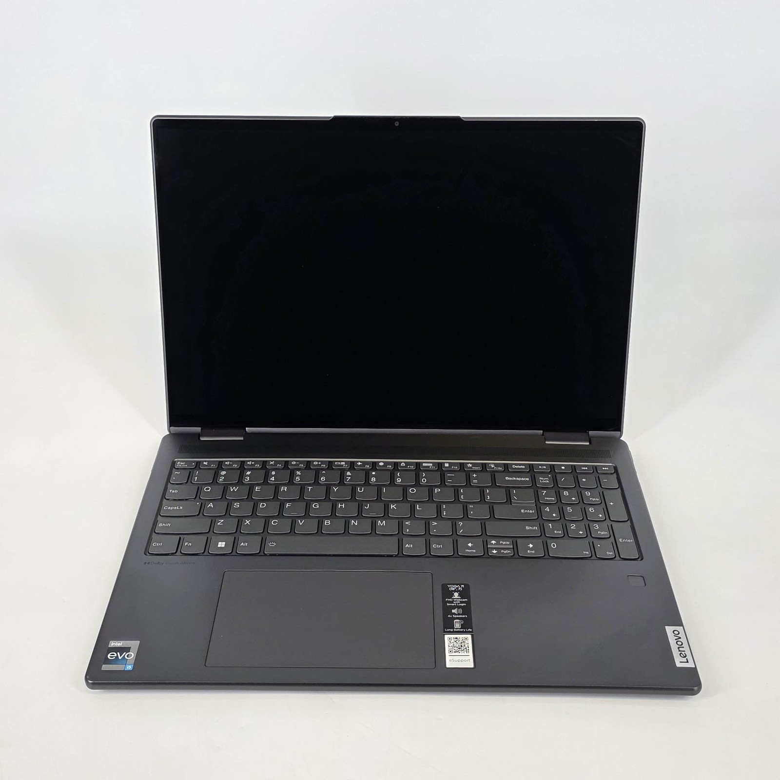 Lenovo Yoga 7i 16 2022 Gray QHD+ TOUCH 1.7 GHz i5-1240P 8GB 256GB SSD Very Good