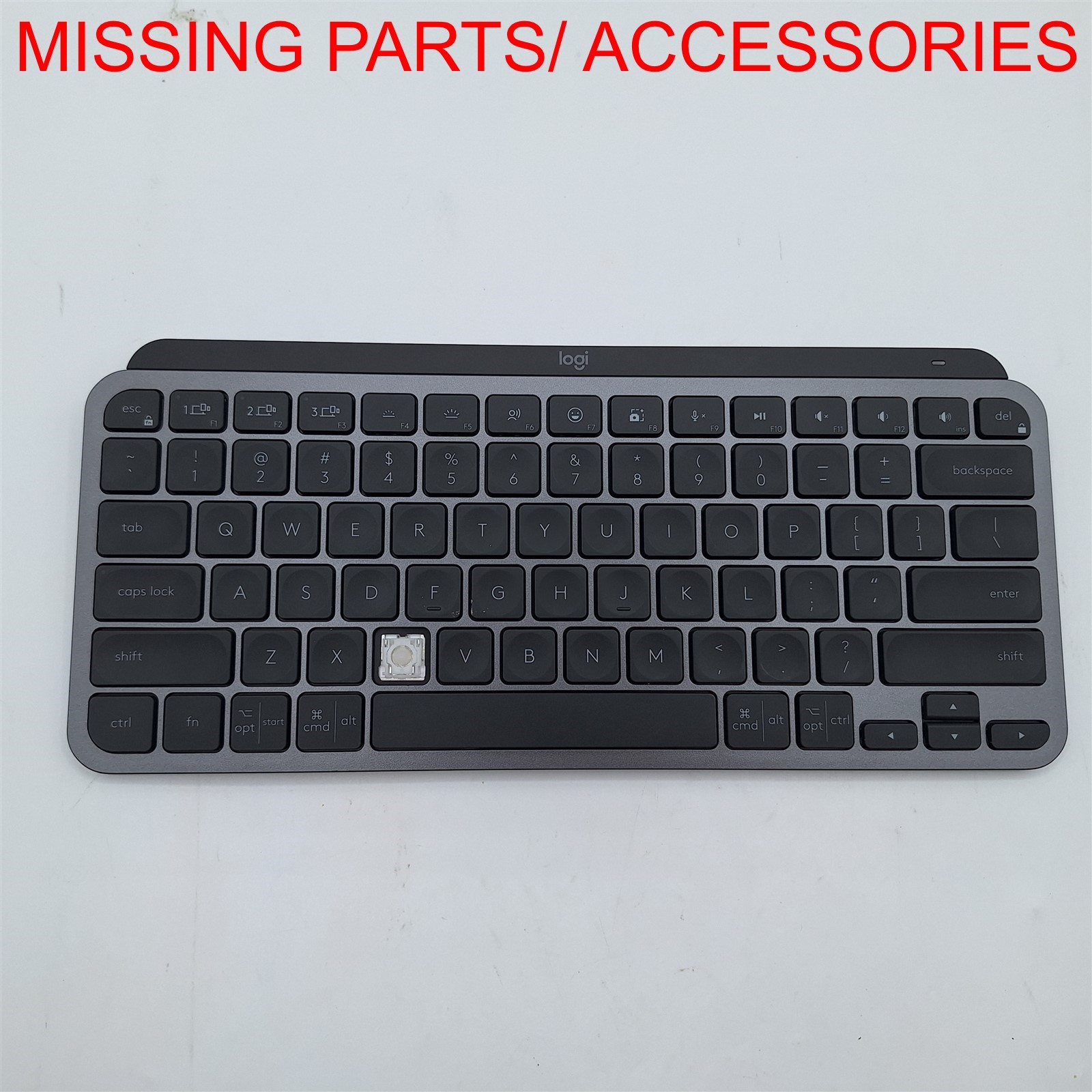 Logitech MX Keys Mini Wireless Illuminated Keyboard, Compact, Graphite *READ*