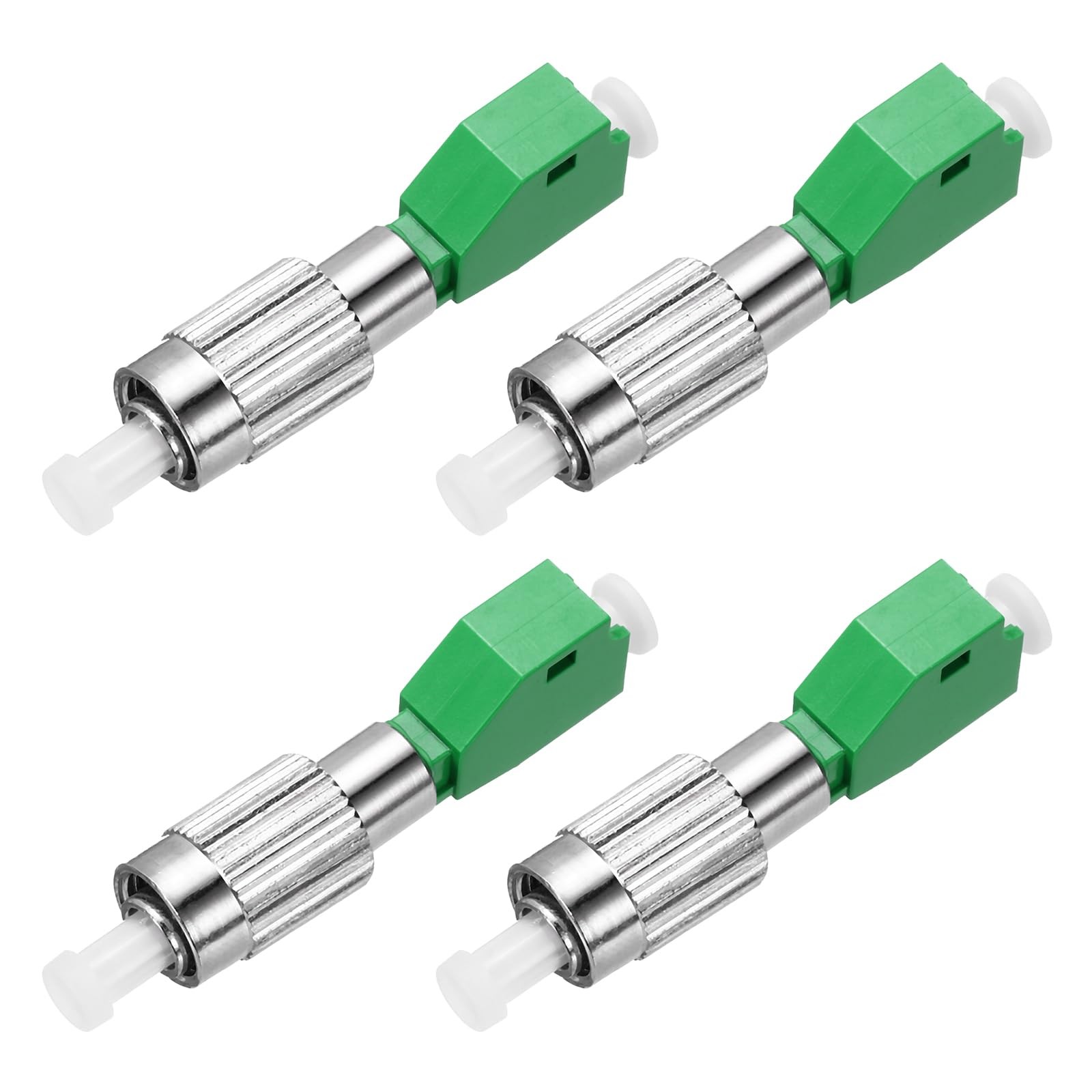 Fiber Optic Coupler Male FC/UPC To LC/APC Female Single Mode Simplex 4 Pack
