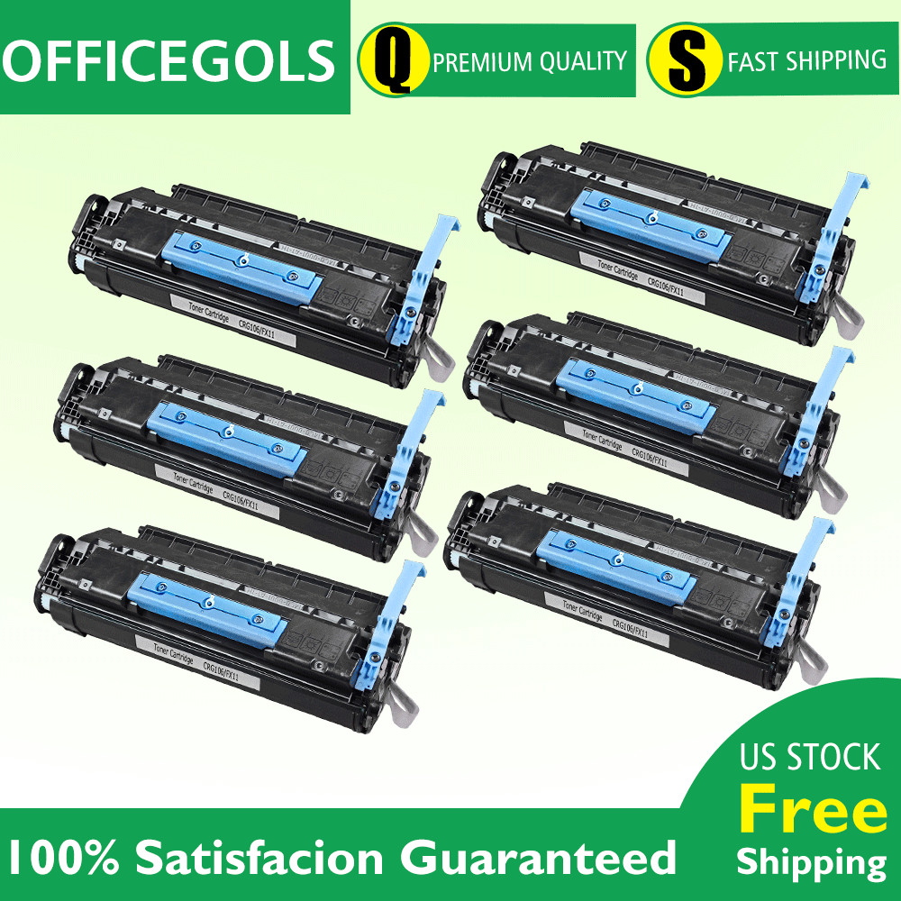6 PK CRG106 Toner Cartridge for Canon 106 0264B001AA imageCLASS MF6530 MF6540