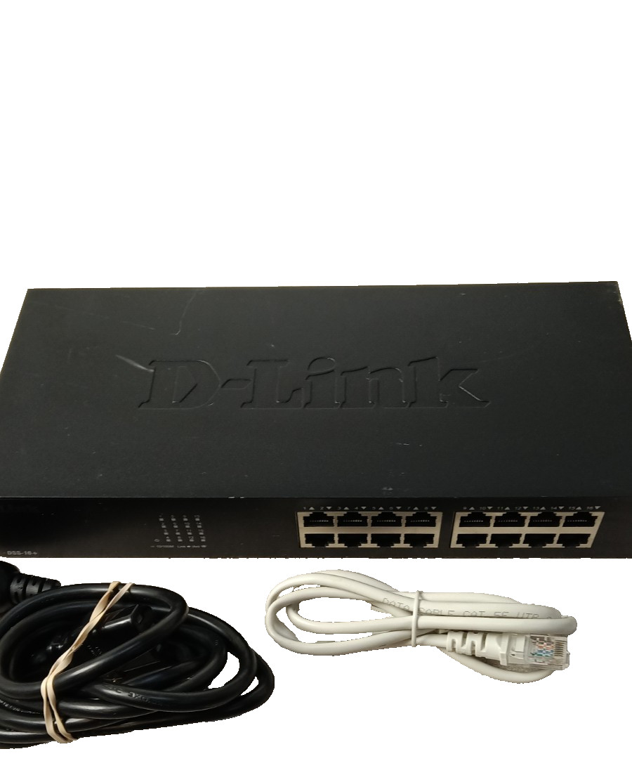 D-Link DSS-16+ Ver. G1 Unmanaged 10/100 Fast Ethernet Network Switch