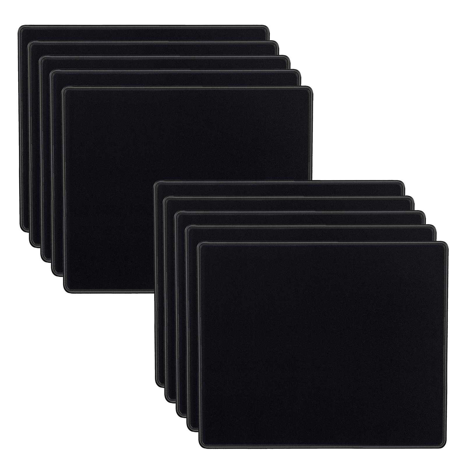 Saitech It 10 Pack 2Mm Mouse Pad With Stitched Edges Non-slip Rubber B
