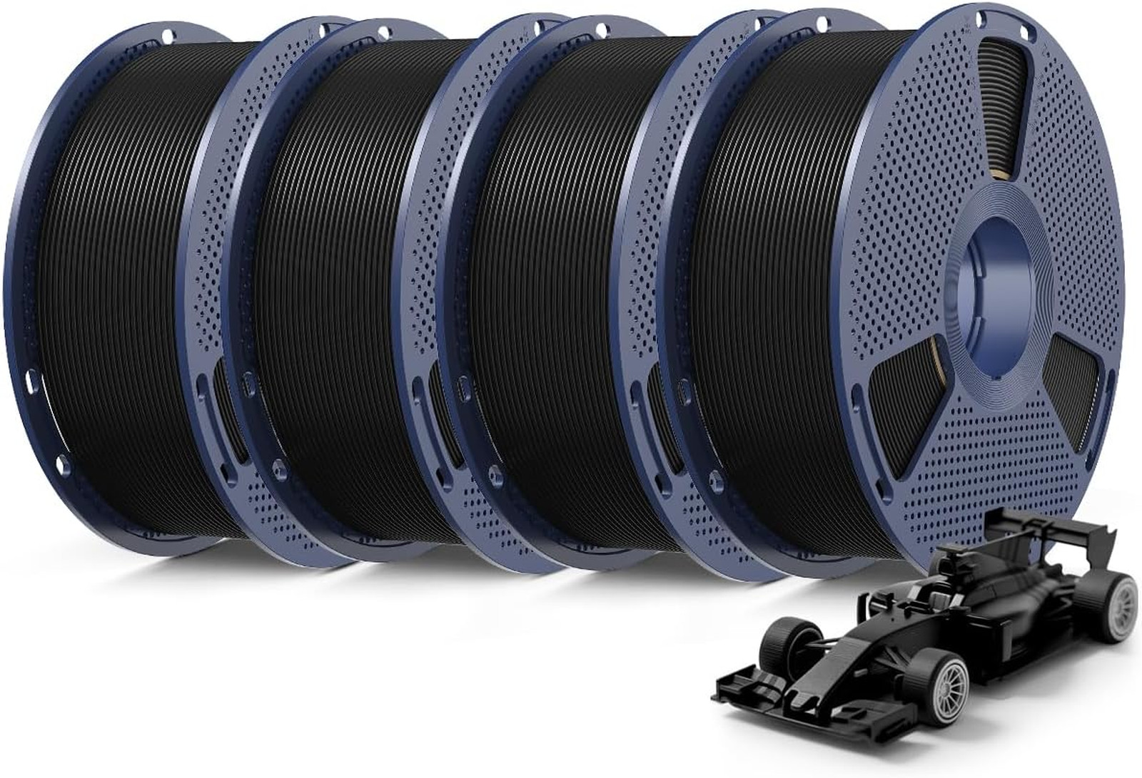 4KG Upgrade PLA+2.0 3D Printer Filament Bundle, PLA Plus 2.0 Filament 1.75mm