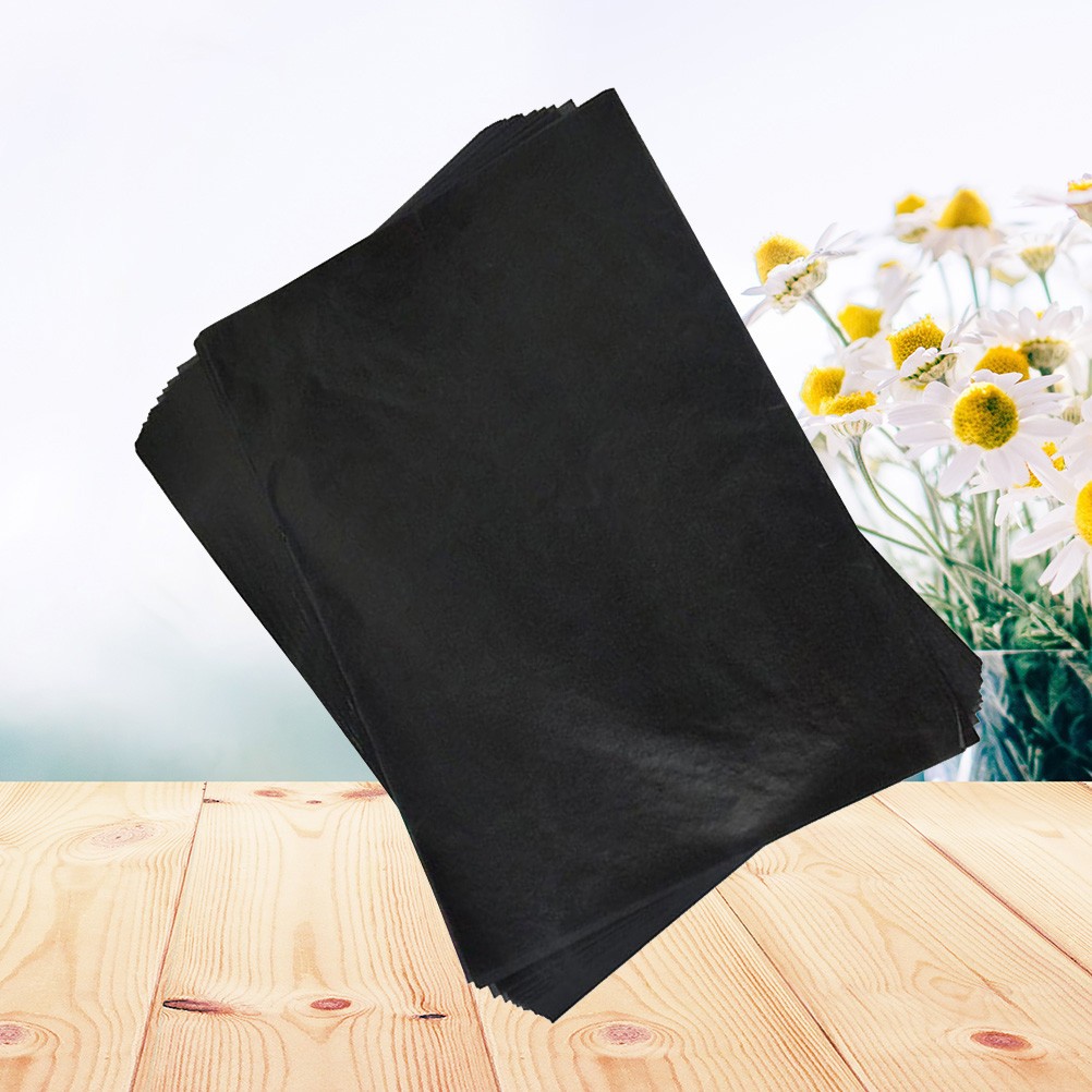 200 Pcs Tracing Paper for Drawing Transfer Painting Carbon Coated