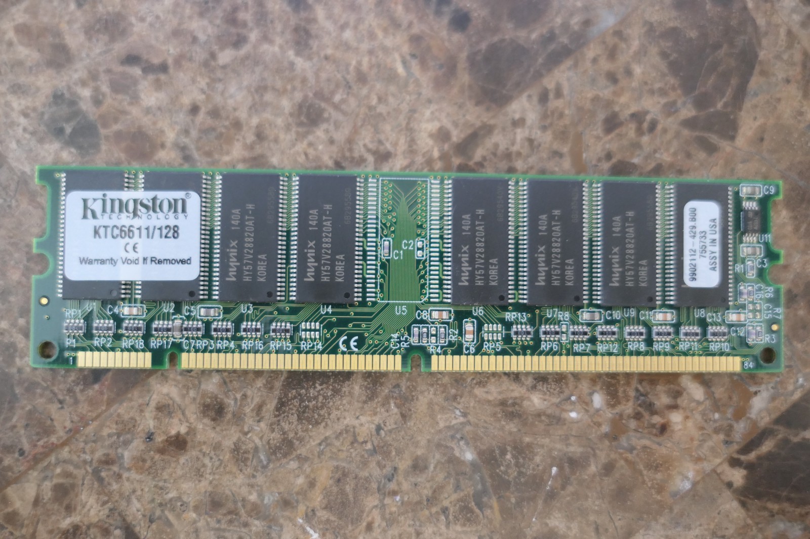 Kingston KTC6611/128 128MB Desktop RAM Memory