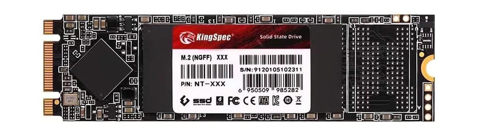 KingSpec M.2 SATA SSD, 2TB 2280 SATA III 6Gbps Internal M.2 SSD, Ultra-Slim N...