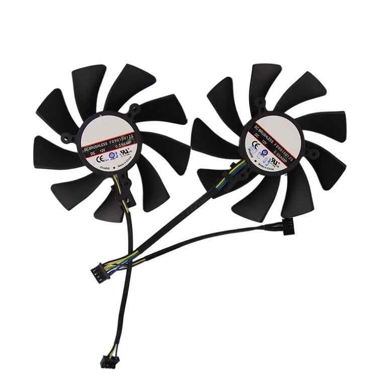 85mm For Sapphire&XFX Radeon HD7950 HD7970 VAPOR-X Dual Fan Cooler FD9015U12S