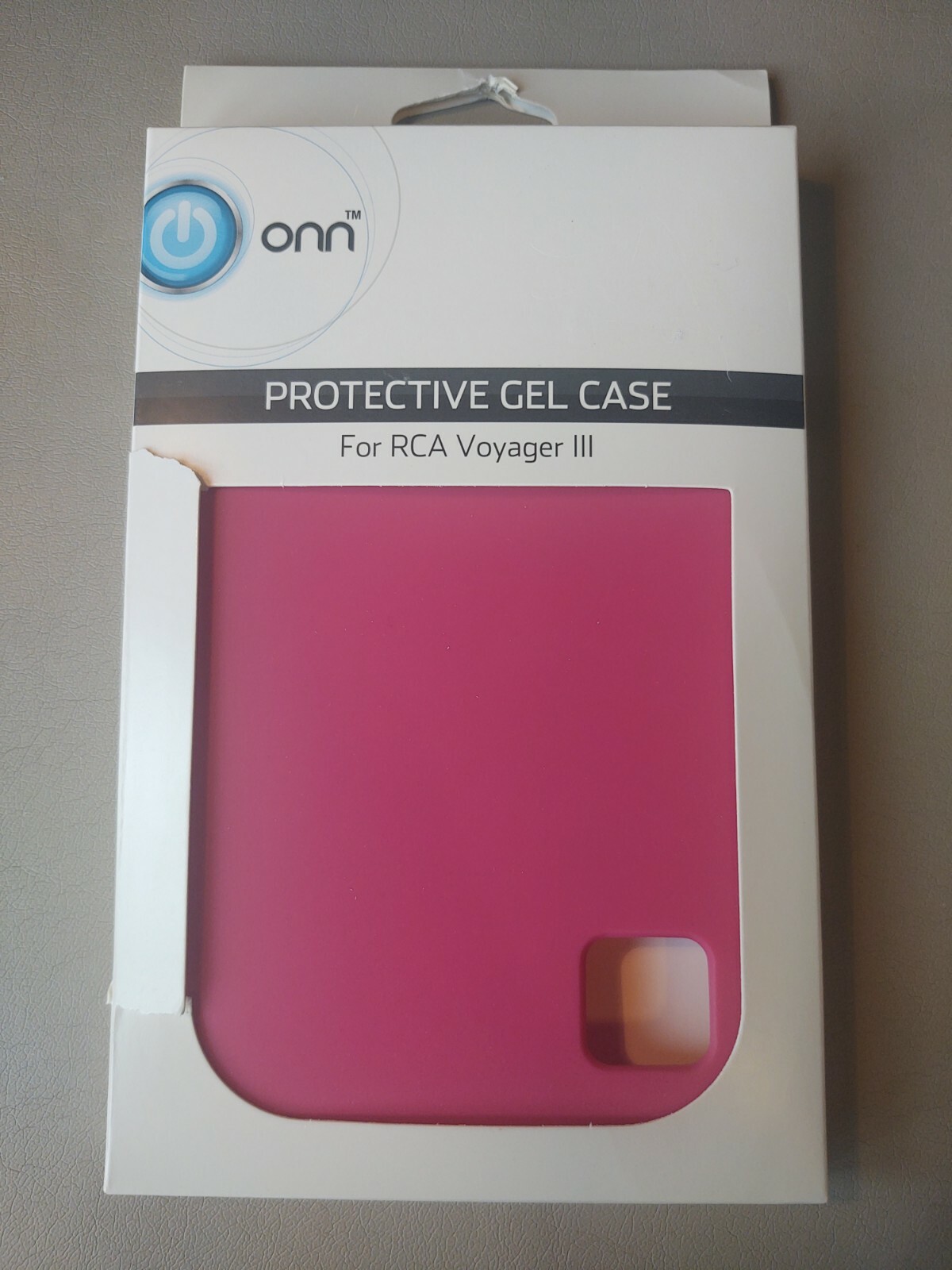 ONN PROTECTIVE GEL CASE FOR RCA VOYAGER 3-PINK