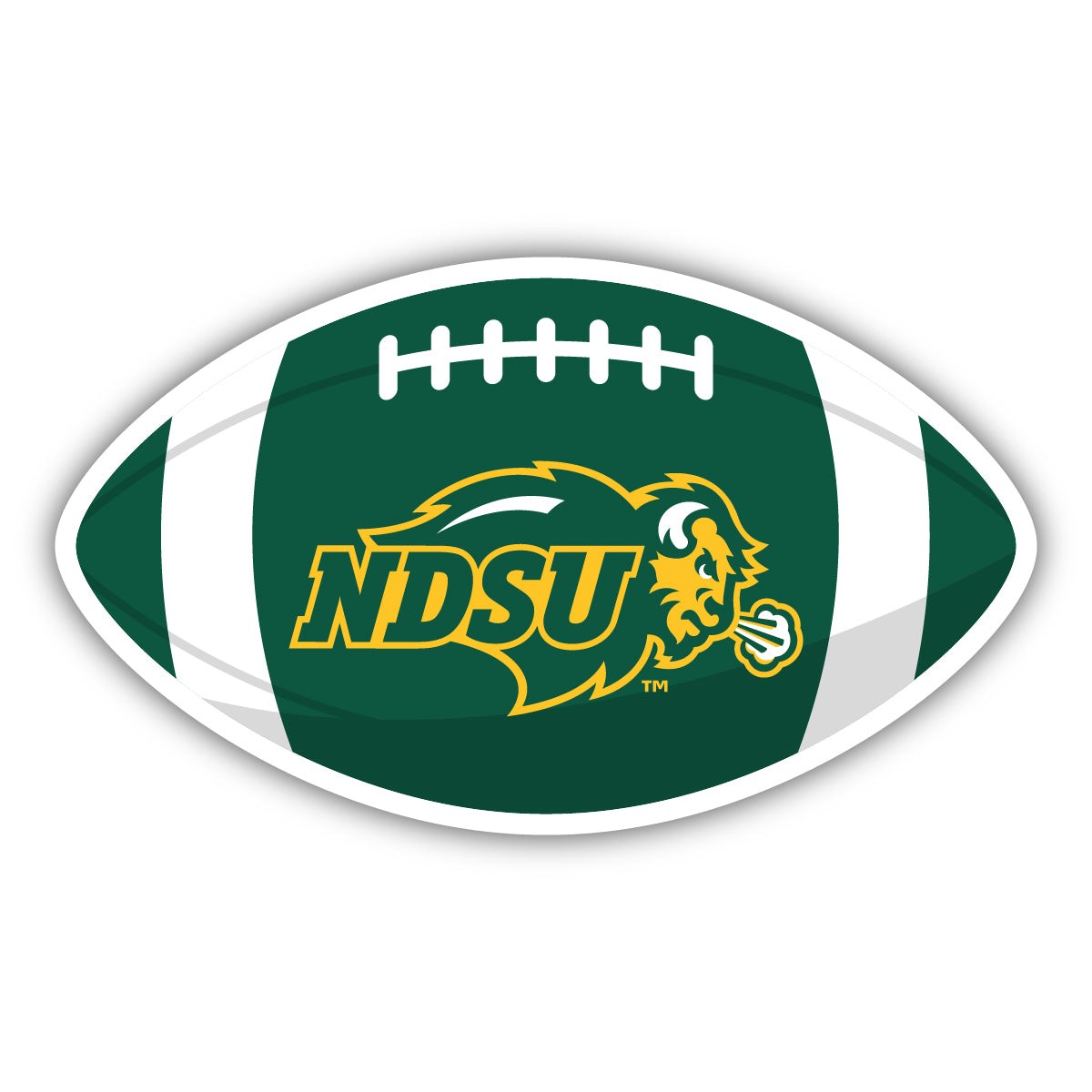 North Dakota State Bison Offic. Lic. Sport Design Sticker/Magnet