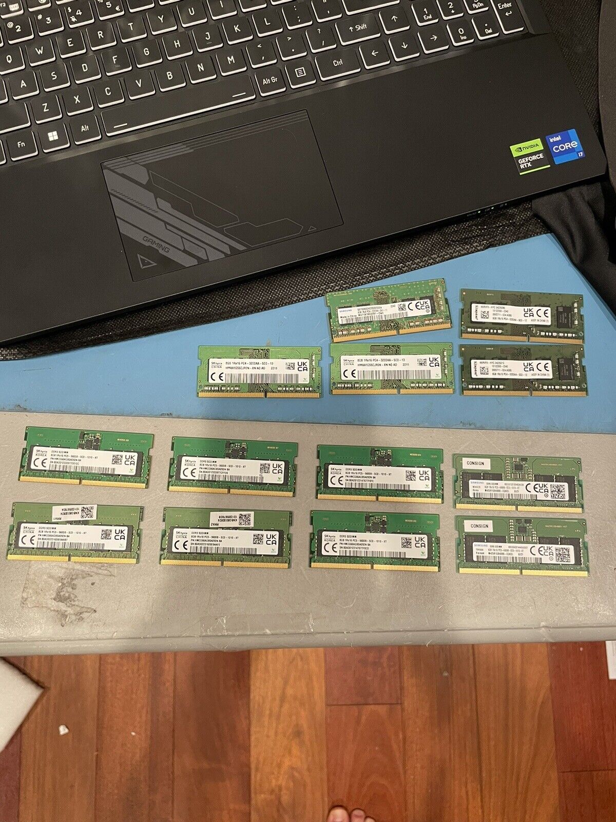 SK Hynix DDR5 And DDR4 8GB sticks 4800 5600 laptop RAM BULK