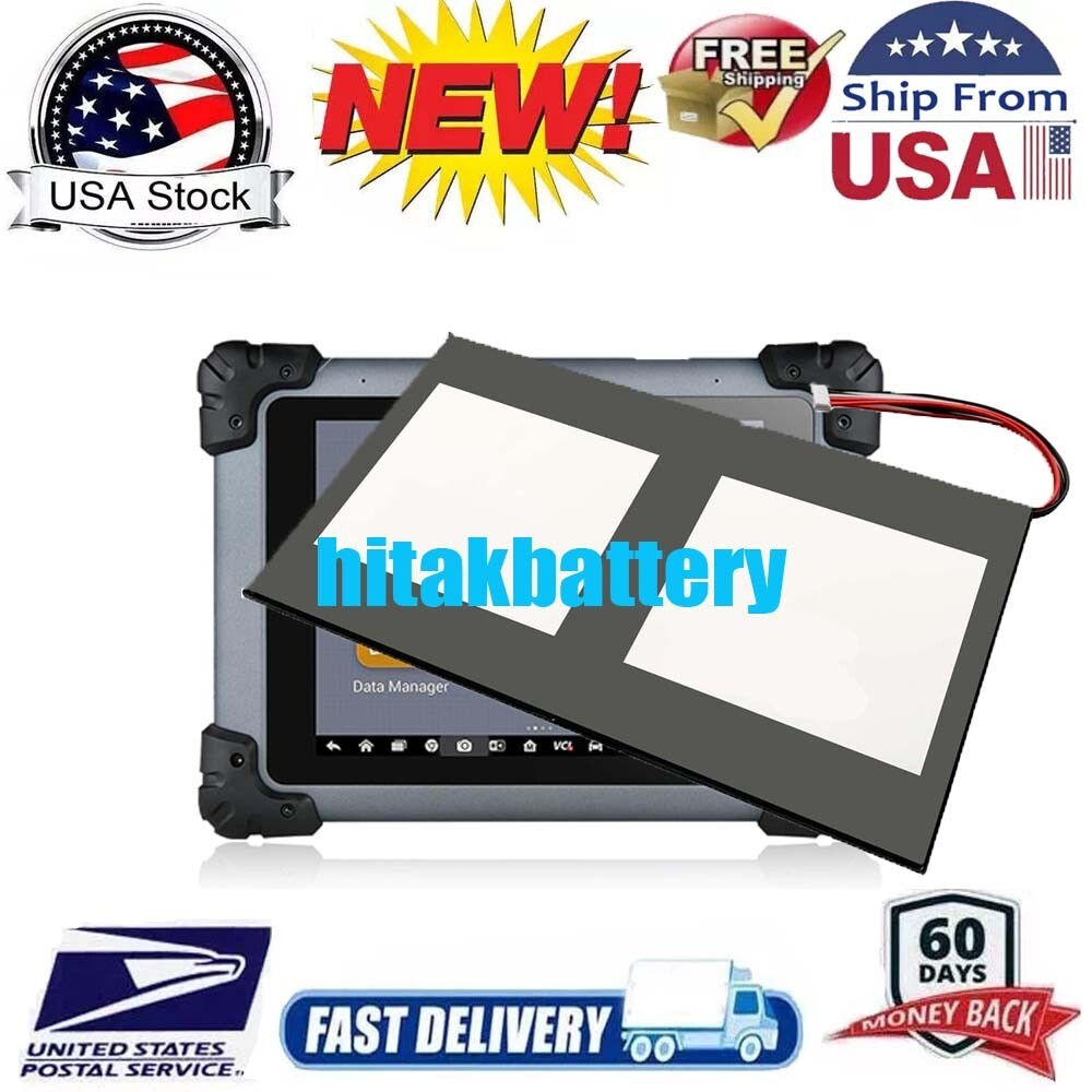 NEW MS908s Battery For AUTEL MaxiSys MS908S MS908S PRO 7 Cables 3.7V 15000MAH US