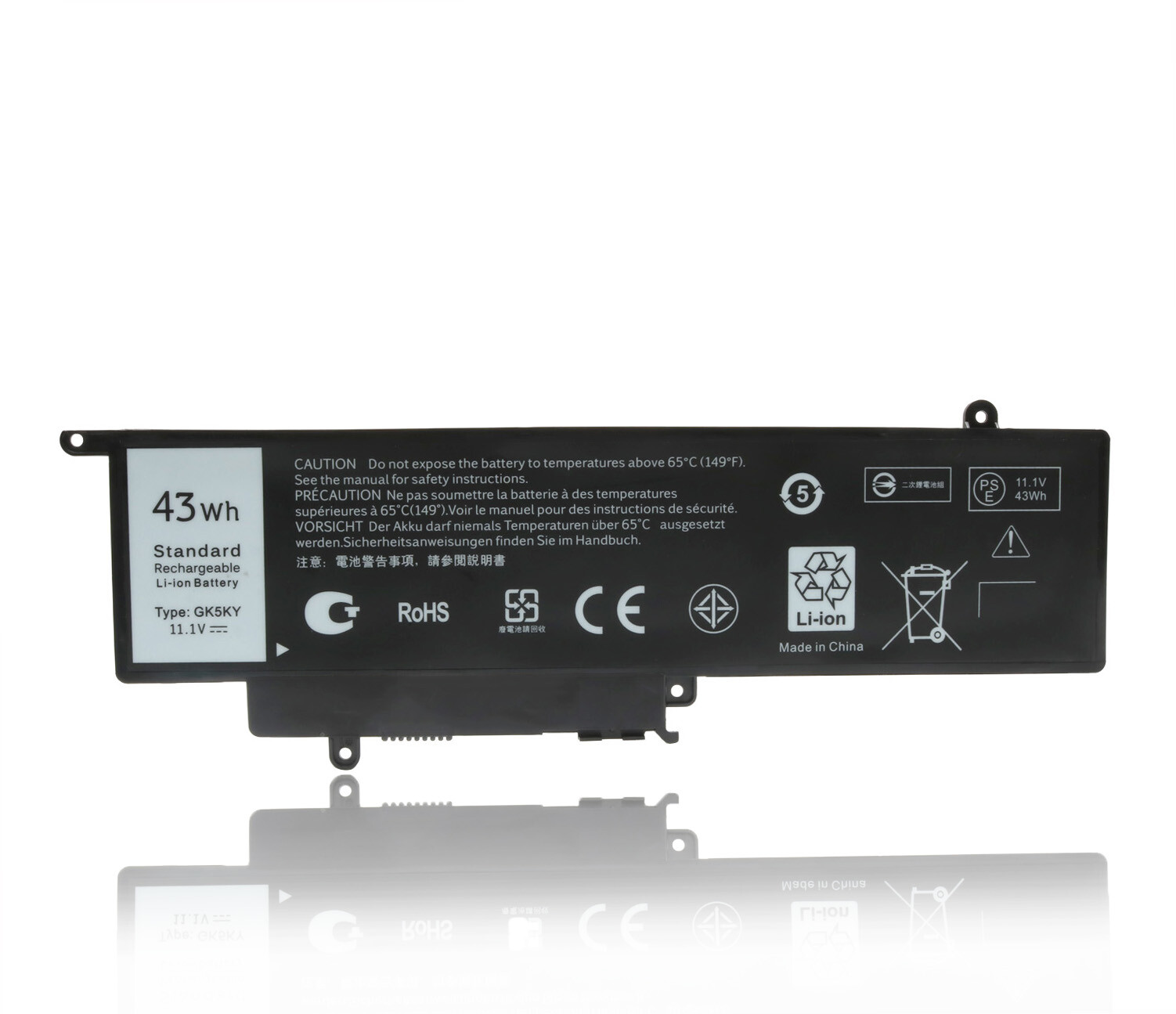 GK5KY Battery for Dell Inspiron 15 7558 7568 – 11.1V 4 Cells