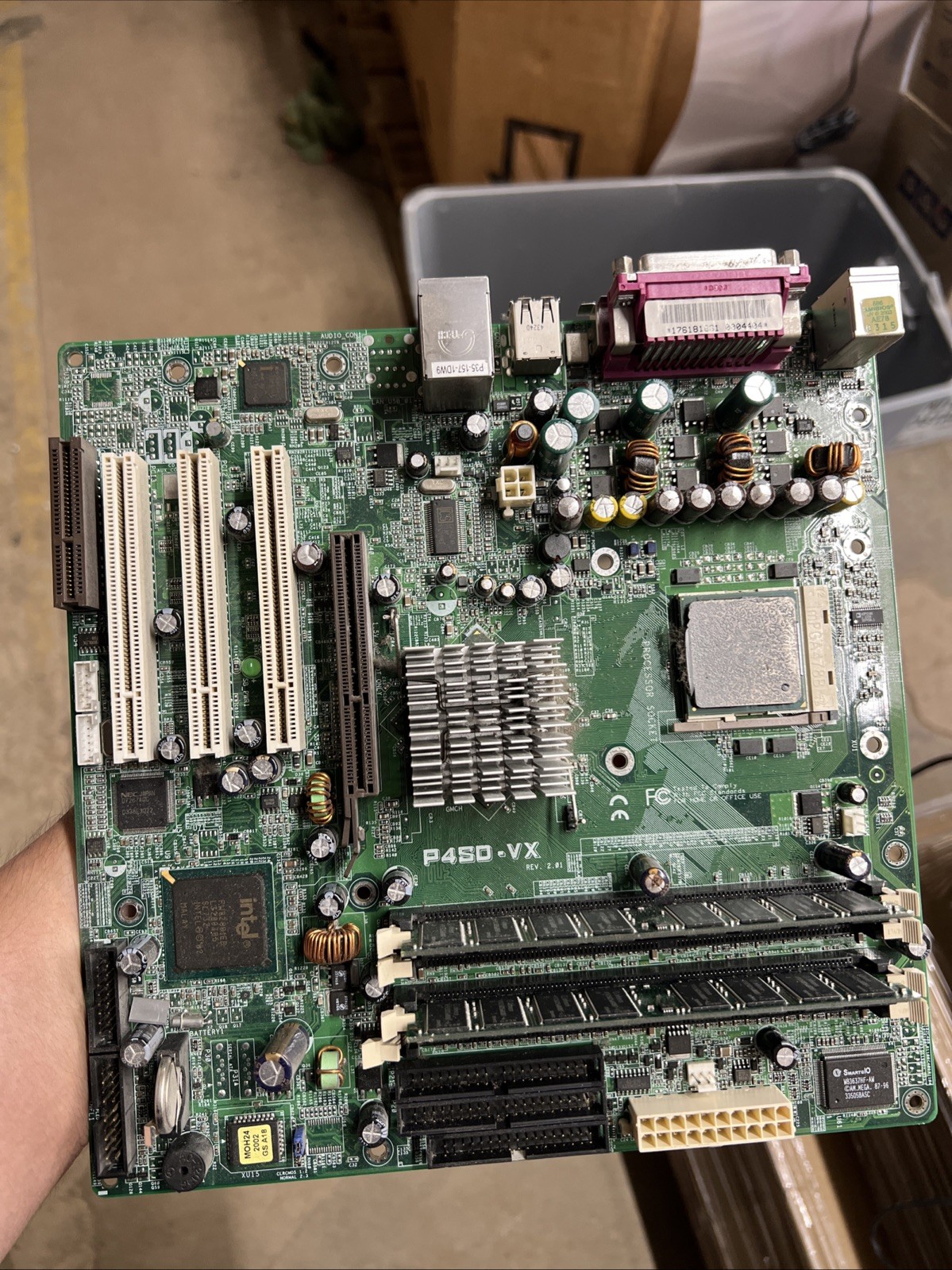 Asus P4SD-VX REV:2.01 Socket 478 (LGA478) Motherboard