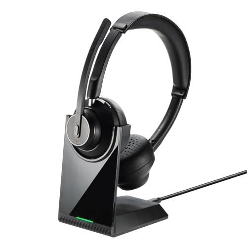 Sanwa Supply Bluetooth Stereo Headset Bluetooth 5.1 Over-Ear Dual Microphone