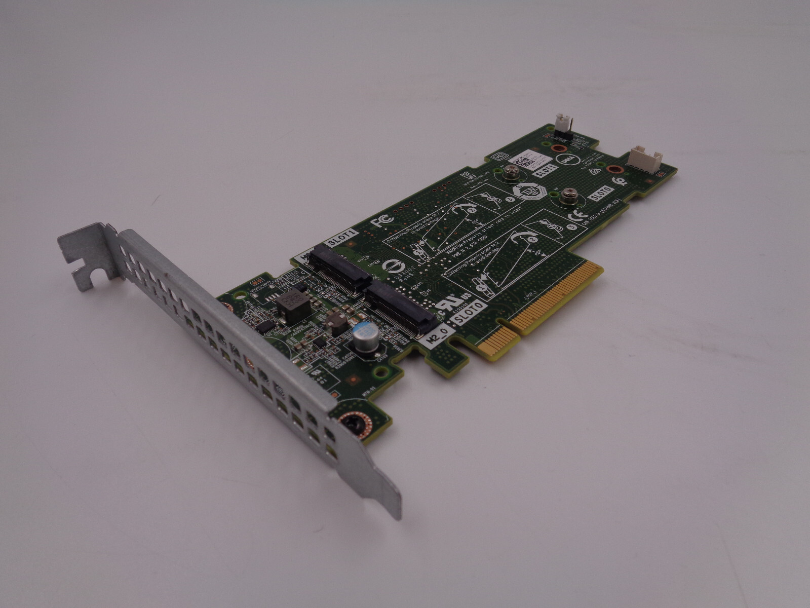 Dell Boss 2x M.2 SSD PCIe Network Adapter Dell P/N: 0M7W47 Tested Working