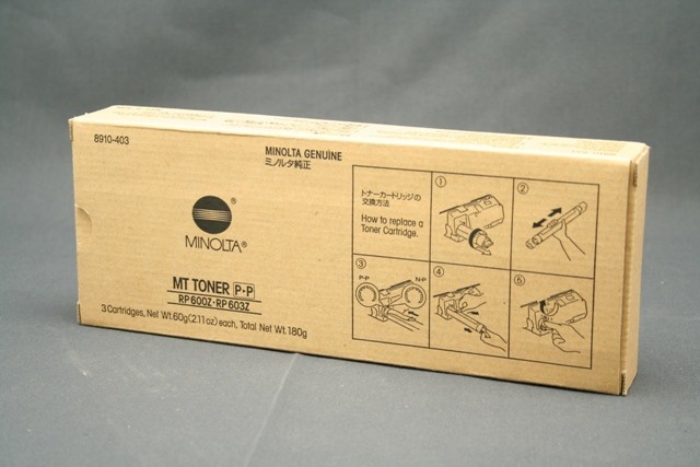 Genuine 8910-403 Minolta RP600Z/603Z P-P Toner (box of 3 tubes)