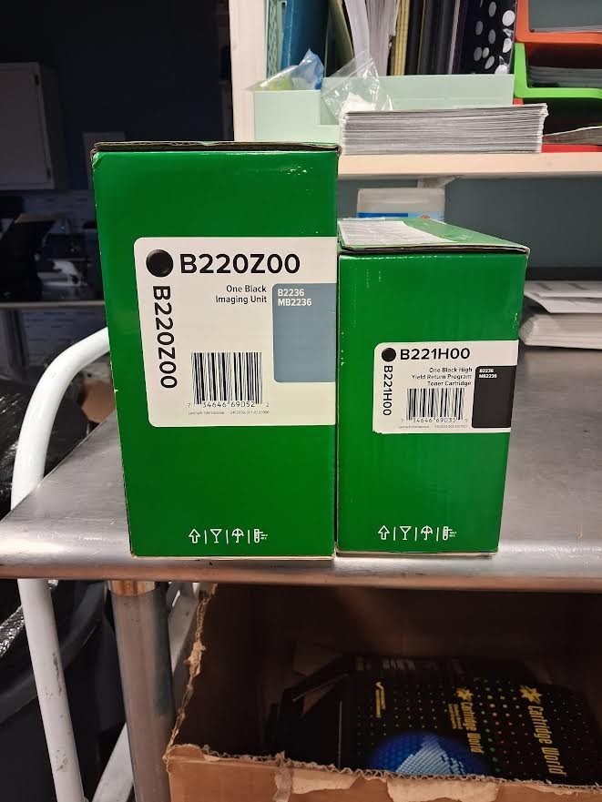 Lexmark B221H00 Toner Cartridge & B220Z00 Imaging Unit