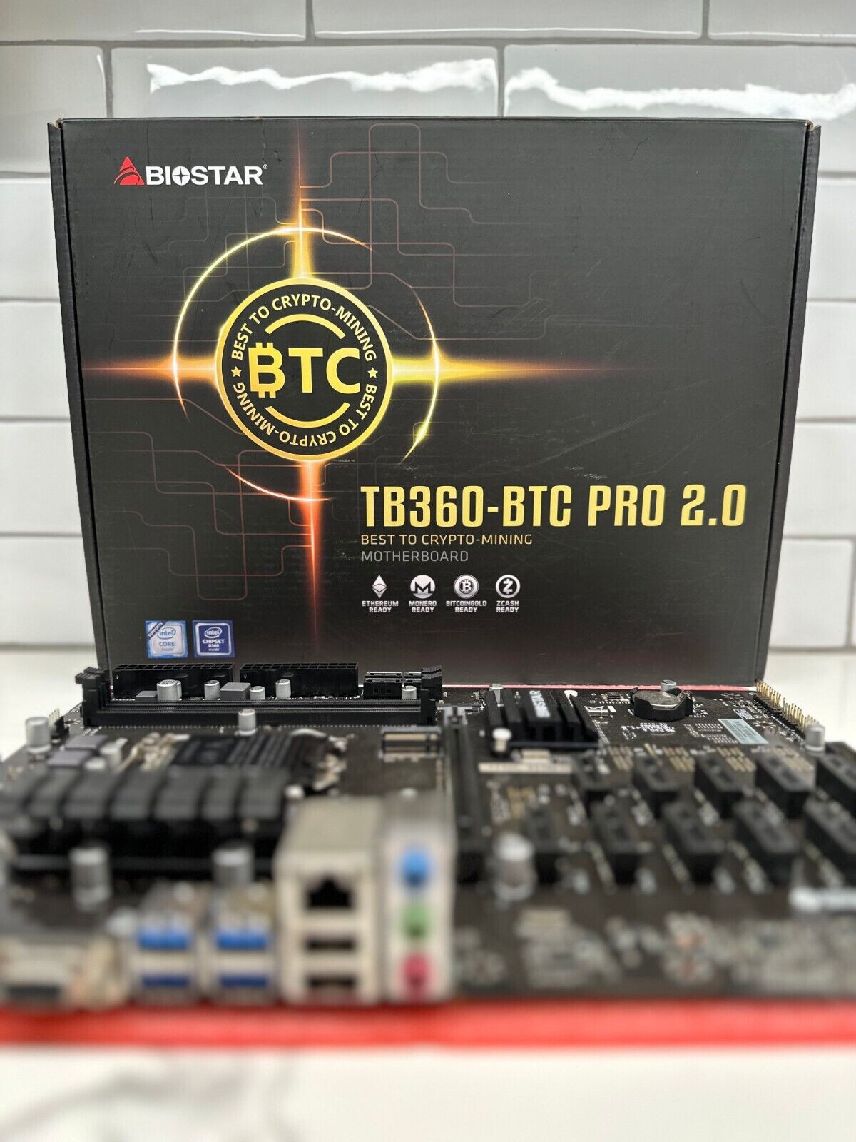 Biostar Motherboard TB360-BTC PRO 2.0 Ver. 6.x LGA1151 ATX