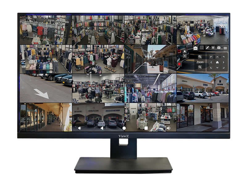 ViewZ VZ-24IPM IP Monitor 24in 1080p 16-Channel Multiview