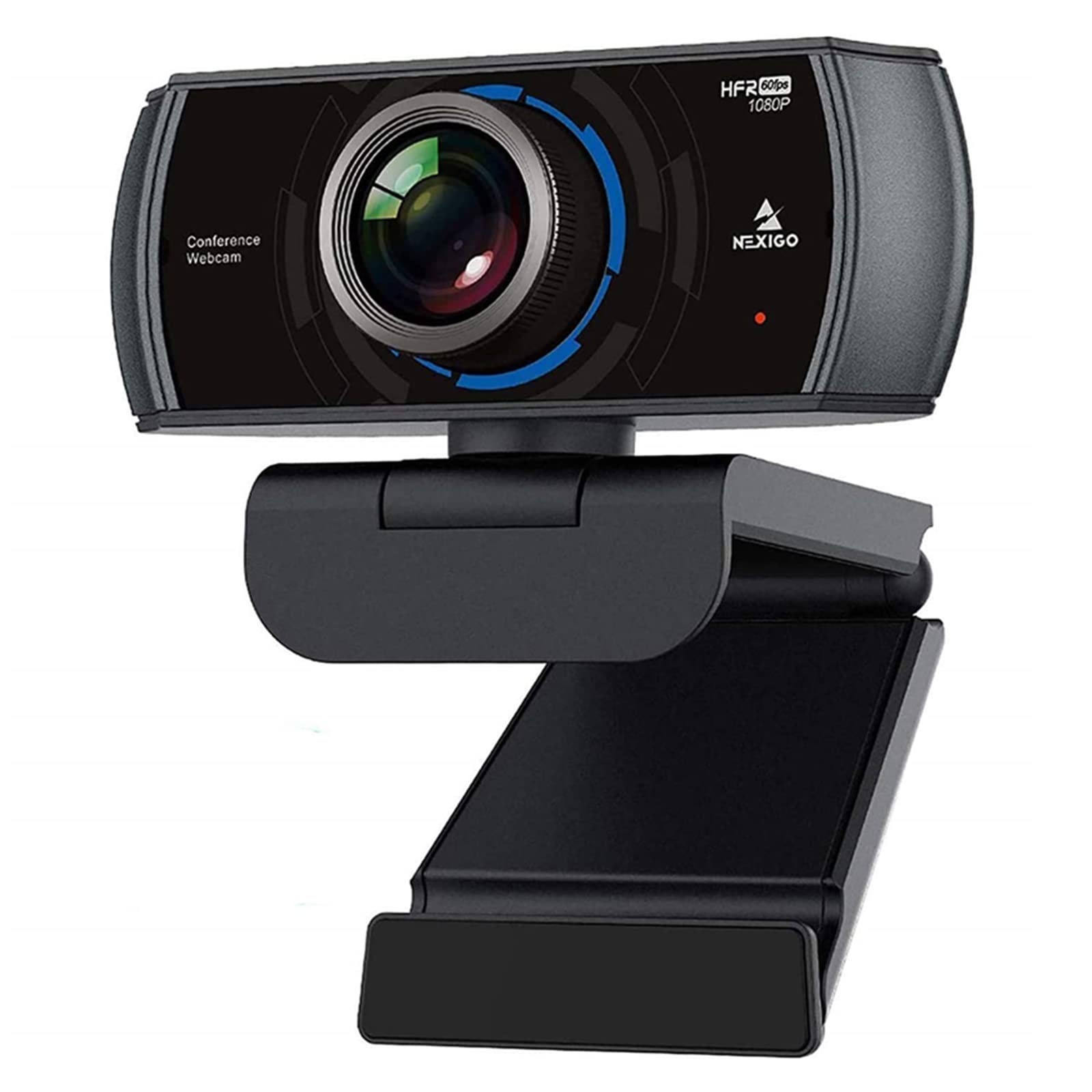 NexiGo N980P 1080P 60FPS Webcam with Microphone and Software Control, USB Com...