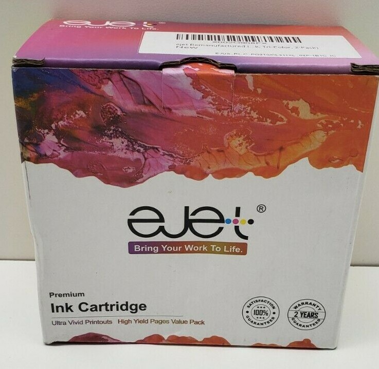 Lot of 2 Genuine PG-210XL Black/CL-211XL Color Ink Cartridges - New Sealed